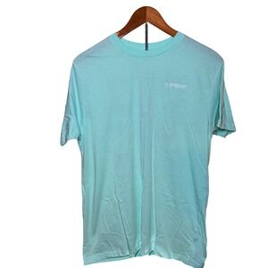 Magellan Outdoors T-Shirt Women MD Mint Green Southern Pastel Graphic Bows Tee